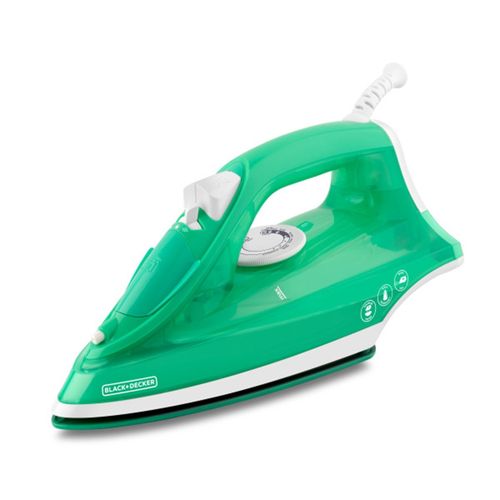 Plancha de Vapor Black + Decker® TrueGlide Colors con Golpe de Vapor, Verde, IRBD315