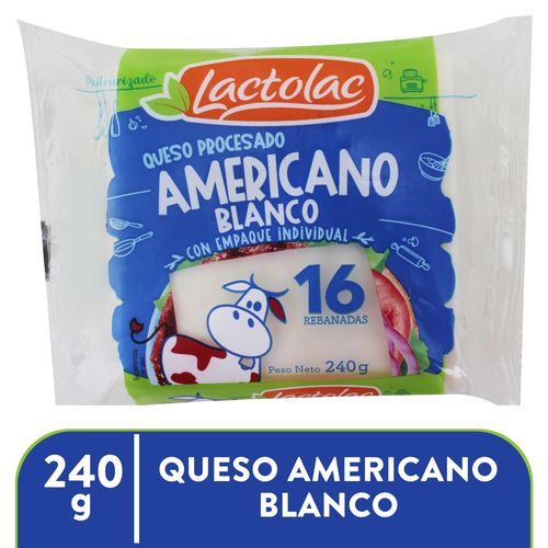 Queso Lactolac Procesado Blanco - 200gr