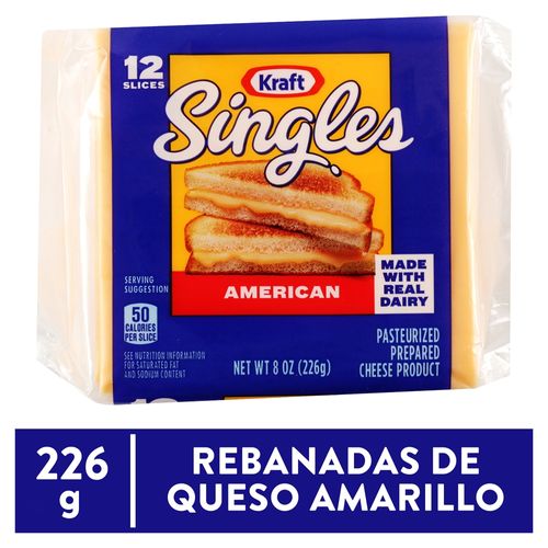 Queso Americano Kraft Rebanado - 227g