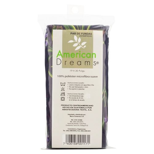 American Dream Set 2 Fundas Estampadas