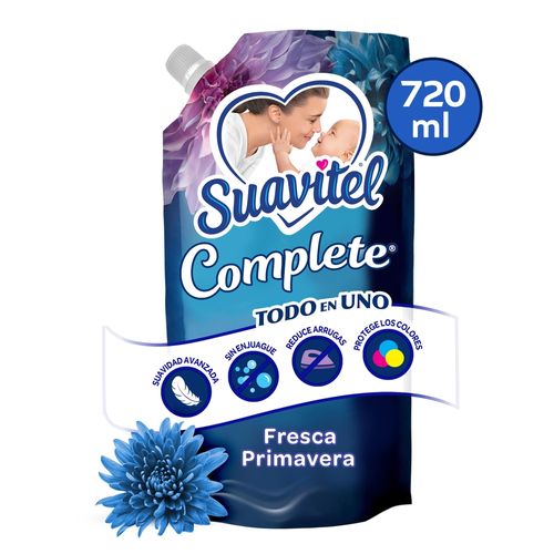 Suavizante de Telas Suavitel, Complete Fresca Primavera -720 ml