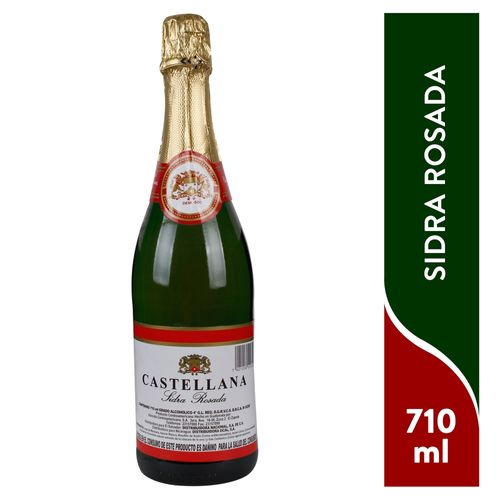 Sidra Espumante Castellana Rosada Botella - 710ml