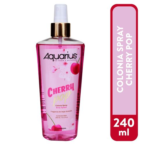 Body splash Aquarius aroma refrescante cherry - 240 ml