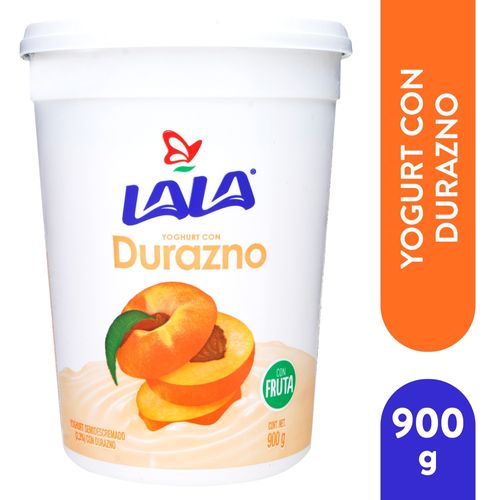 Yogurt Lala sabor durazno - 900 g