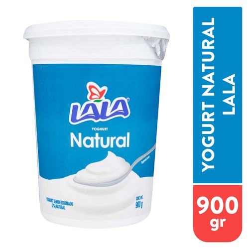 Yogurt Lala Natural Semidescremado - 900 g