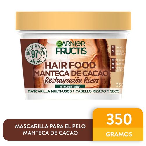 Acondicionador De Reparación De Rizos  Garnier Hair Food Manteca De Cacao - 300ml