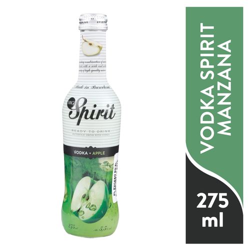 Vodka apple Spirit sabor manzana verde - 275 ml