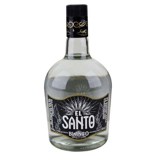 Tequila blanco El Santo con 30% vol botella - 750 ml