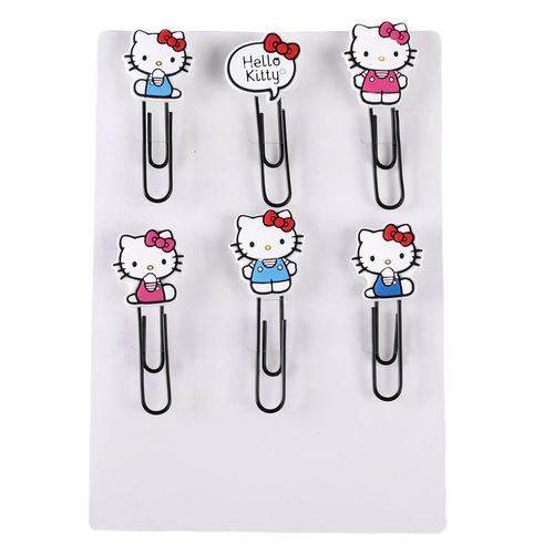 Clips Hello Kitty surtidos - 6 Pzas