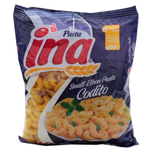 Pasta Corta Ina Tipo Codito Mediano - 200g