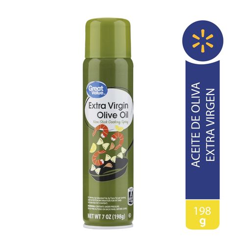 Aceite De Oliva Great Value Extra Virgen En Spray - 198 g