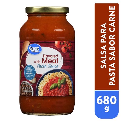 Salsa Great Value de carne - 680 g