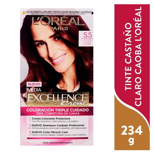 Tinte Loreal Castano Claro Caoba 169.5Ml