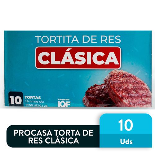 Torta de res Procasa clasica congeladas - 10 Uds