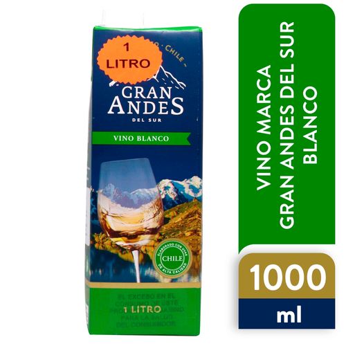 Vino Gran Andes Del Sur Blanco - 1000ml