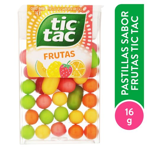 Mentas Tic Tac sabor Frutas - 16 g