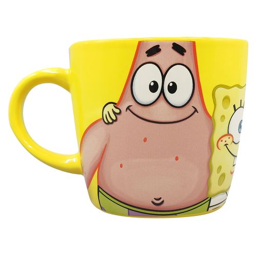 Bob Esponja Y Caltaza De Ceramica 375Ml