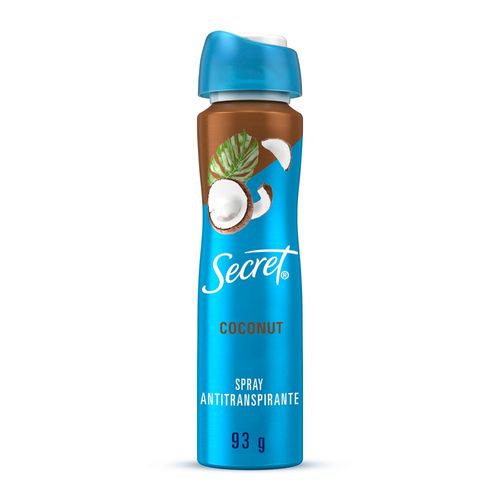 Spray Antitranspirante Secret Coconut Seco 93 g - 150 ml