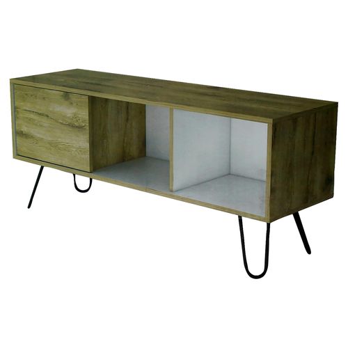 Rack Mainstays De Tv Fran Macadamia Color Blanco