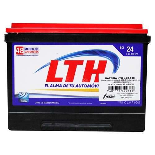 Batería para automóvil Lth L 24 530 12V de 11 placas