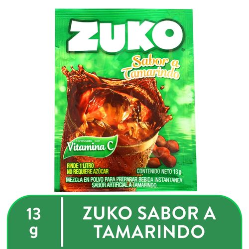 Polvo para bebida Zuko tamarindo -13 g