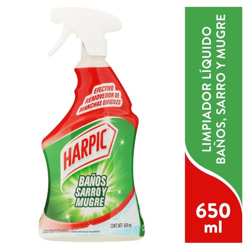 Limpiador De Baños Harpic Sarro y Mugre Rociador - 650ml