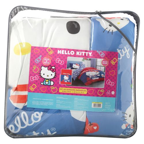 Set Edredon Individual Hello Kittie