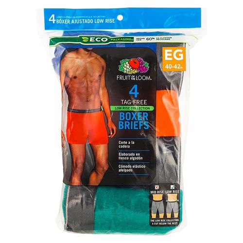 Boxer Fruit Of The Loom Colores 4 Xl