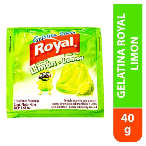 Gelatina Royal  Limón - 40 g