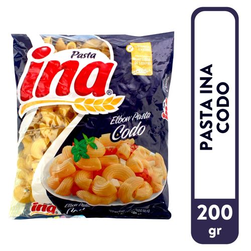 Pasta Corta Ina Tipo Codito Grande - 200g