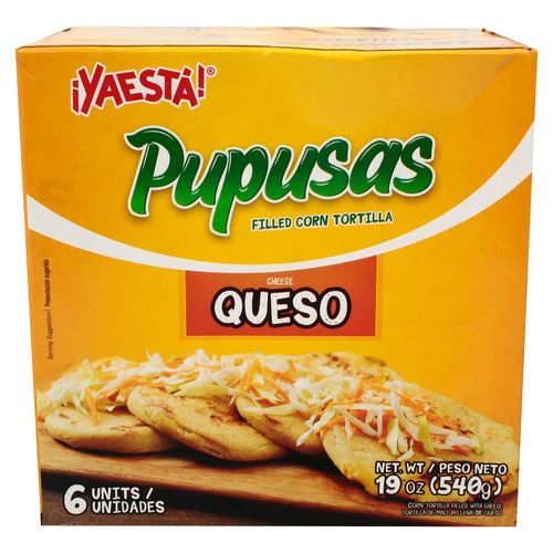 Pupusas Yaesta De Queso 540gr