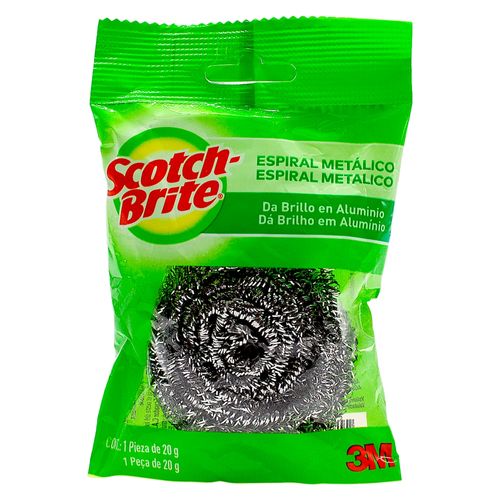 Espiral Metálica Scotch Brite Limpieza Pesada - 1Ud