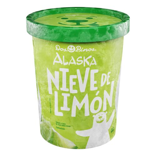 Helado Dos Pinos Alaska nieve de limón - 600 g