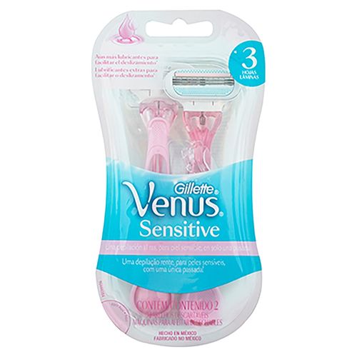 Venus Sensitive Aloe Vera Disp 2ea