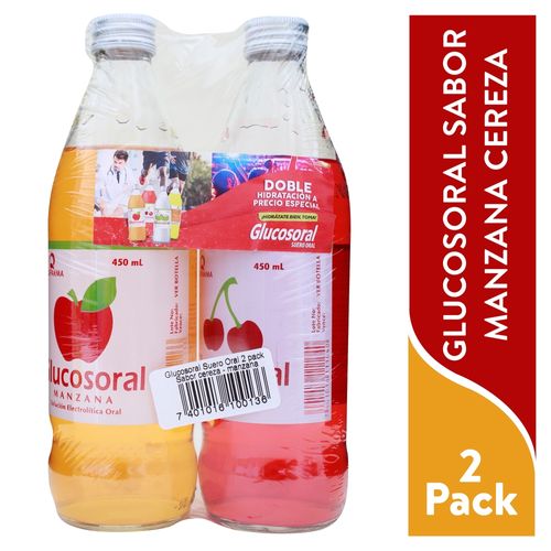 Glucosoral Duopack Manzana Cereza