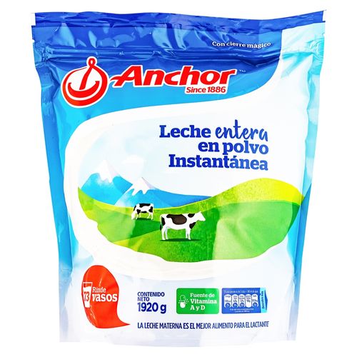 Anchor Leche Entera Instantanea 1920gr