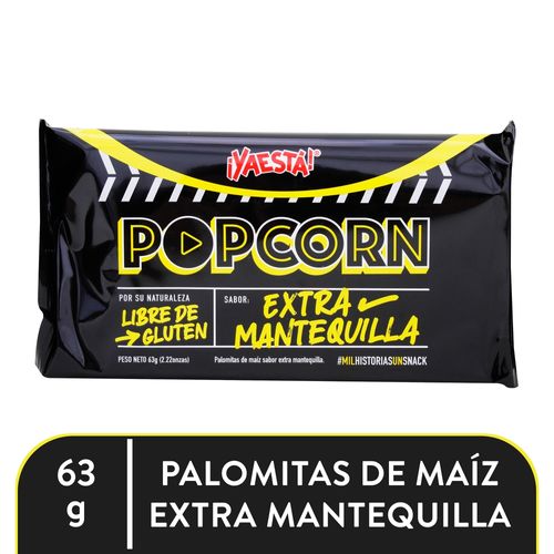 Popcorn Ya Esta Extra Mantequilla - 63gr