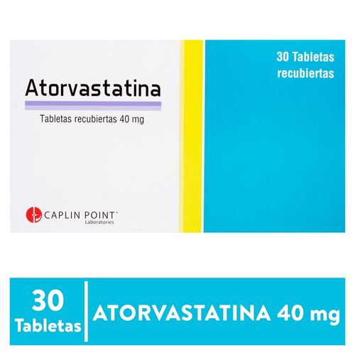 Atorvastatina Tabs 40Mg X 30 Tabletas