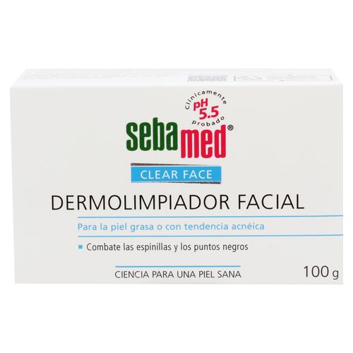 Clear Face Sebamed Dermo Facial Jabón 100G
