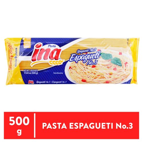 Pasta Larga Ina Espagueti N3 - 500 g