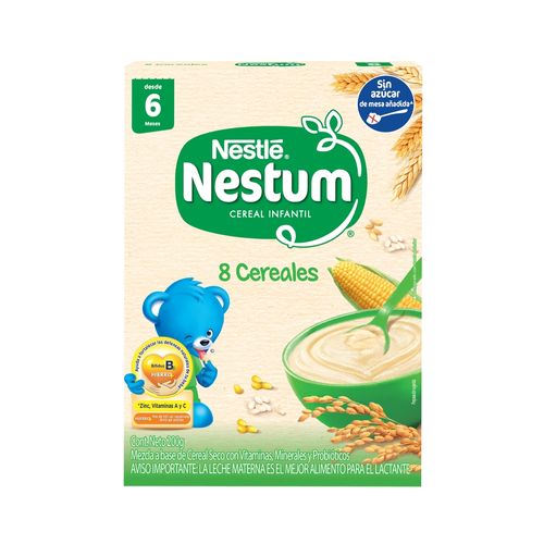 Nestlé® NESTUM® 8 Cereales Cereal Infantil Caja 200g