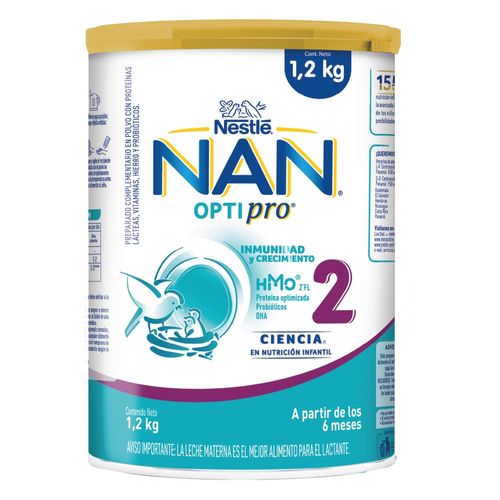 Formula Infantil Nan 2 Optipro - 1200 g