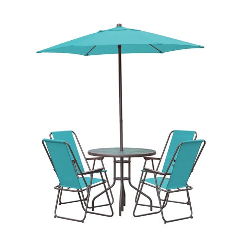 Set de Comedor Mainstays color aqua - 6 pzas