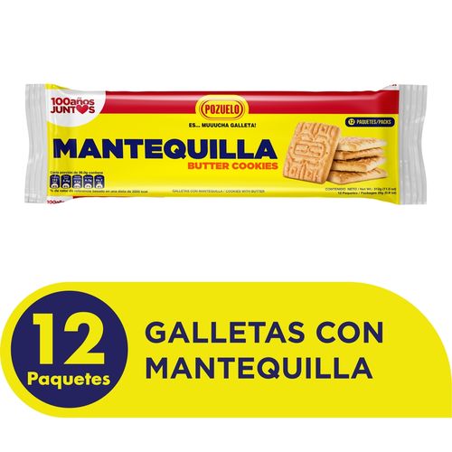 Galleta Pozuelo Mantequilla - 312 g