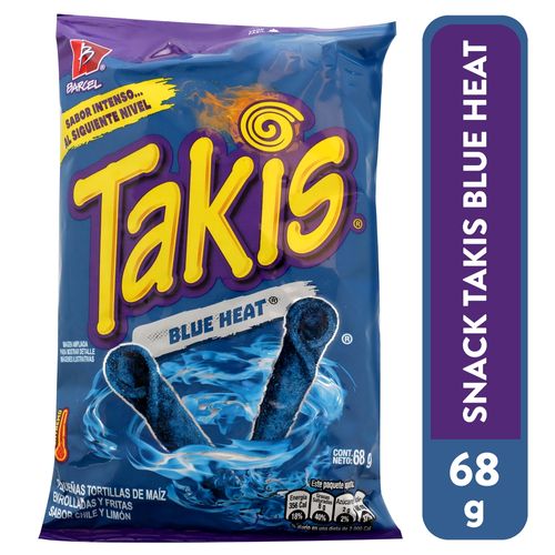 Snacks Crujiente Takis Blue Heat - 68 g