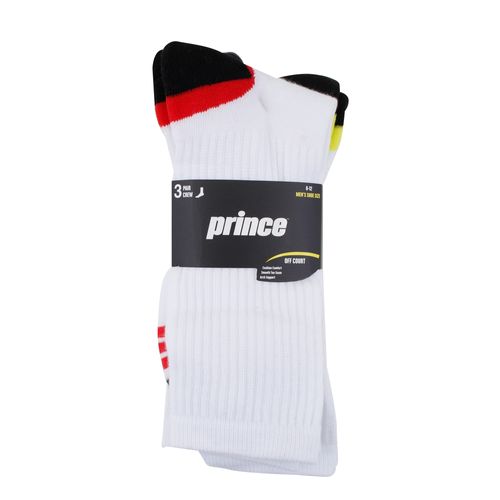 Prince Crew Mens7 White 3P