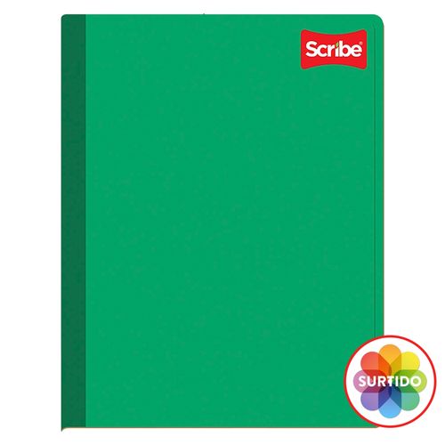 Cuaderno Scribe clásico cosido con rayas - 100 hojas