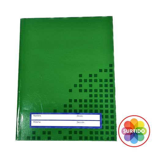 Cuaderno Rayados Illescas empastado - 200 hojas