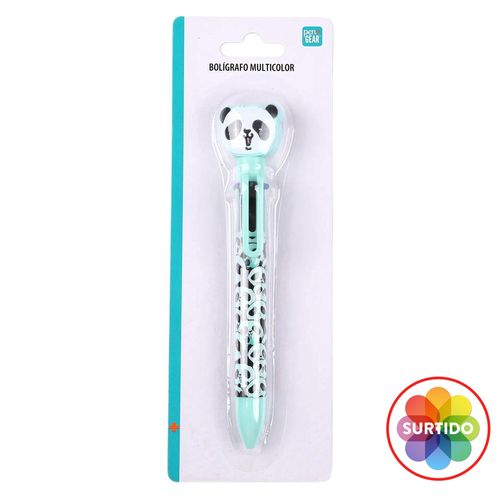 Bolígrafo Pen + Gear retráctil 6 colores en 1  diseños surtidos