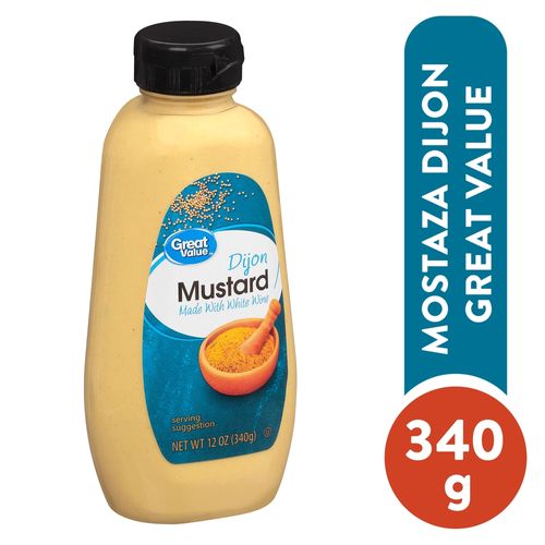 Mostaza Great Value Dijon - 340 g
